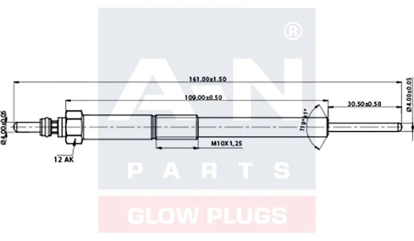 Glow Plug (A-N161036)