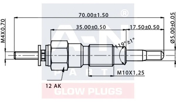Glow Plug (A-N066126)
