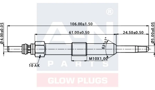 Glow Plug (A-N106985)
