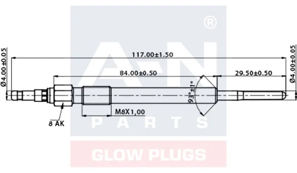 Glow Plug (A-N117802)
