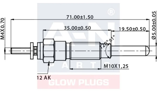 Glow Plug (A-N070101)