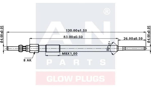Glow Plug (A-N130004)