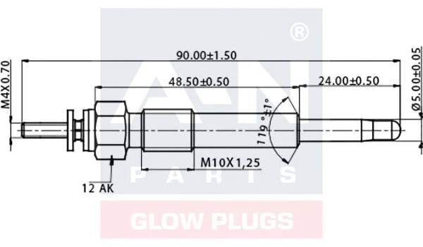 Glow Plug (A-N090186)