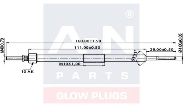 Glow Plug (A-N160096)