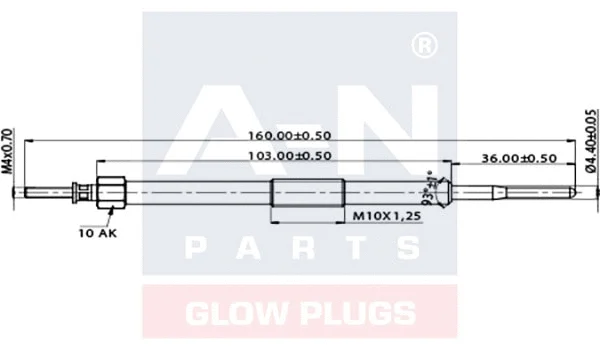 Glow Plug (A-N160480)