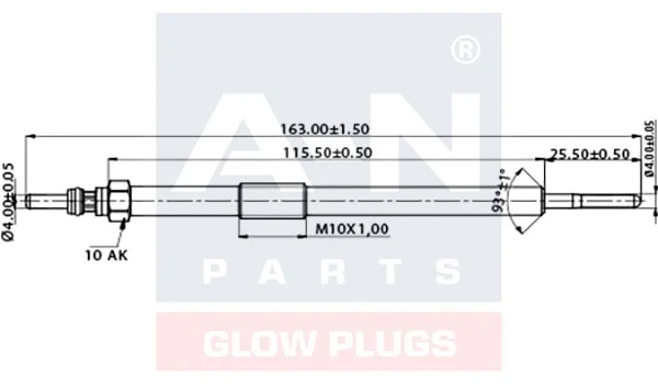 Glow Plug (A-N162124)