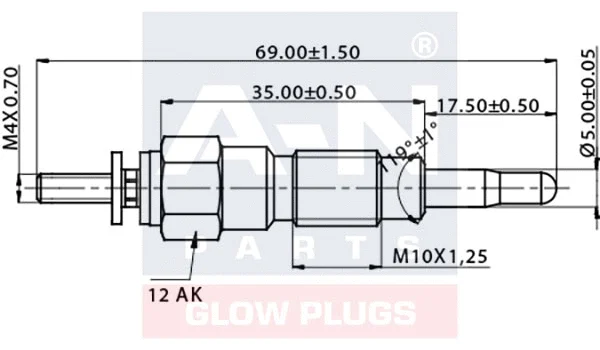 Glow Plug (A-N070103)