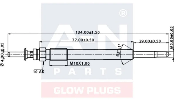 Glow Plug (A-N135003)