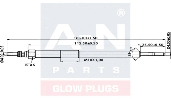 Glow Plug (A-N163111)
