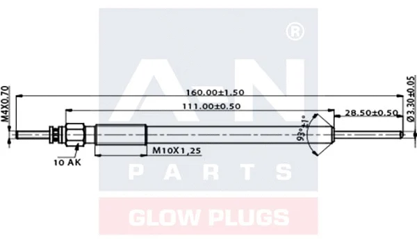 Glow Plug (A-N160538)