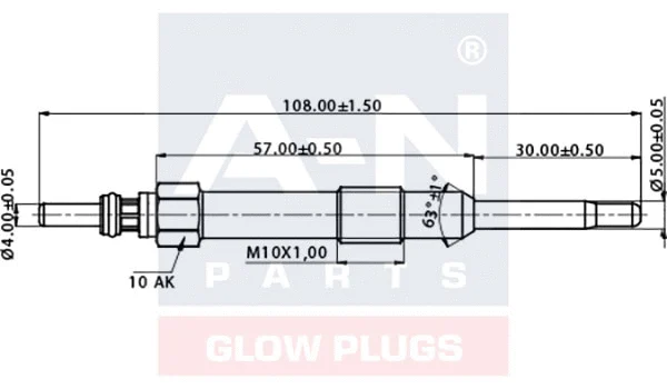 Glow Plug (A-N108639)