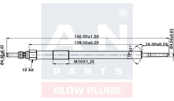 Glow Plug (A-N156044)