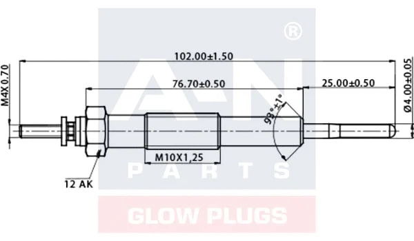 Glow Plug (A-N101110)