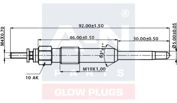Glow Plug (A-N090371)