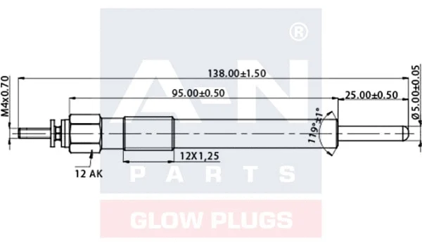 Glow Plug (A-N050050)