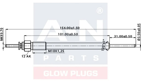 Glow Plug (A-N154106)