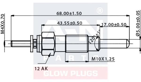 Glow Plug (A-N066107)