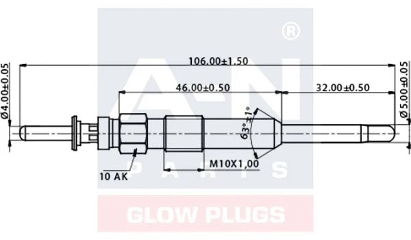 Glow Plug (A-N106362)