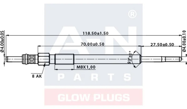 Glow Plug (A-N119007)