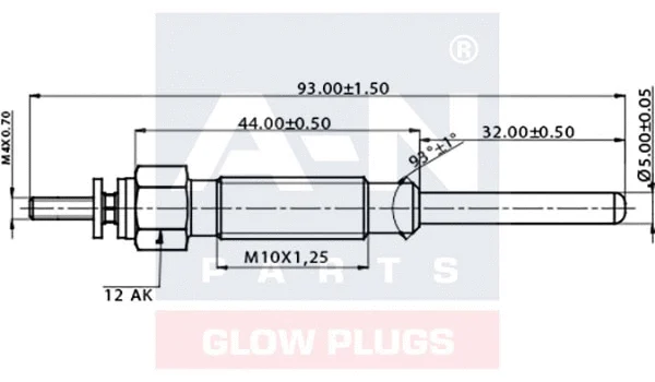Glow Plug (A-N090102)