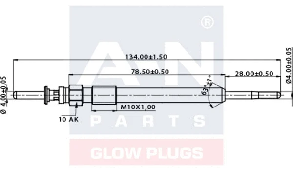 Glow Plug (A-N134006)