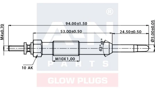 Glow Plug (A-N094245)