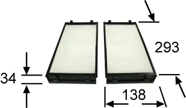 Filter, cabin air (AC32154CSET)
