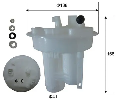Filter, fuel feed unit (FST27003)