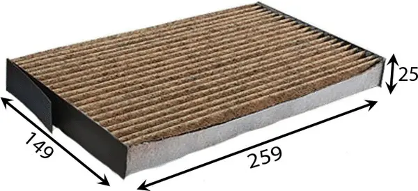 Filter, cabin air (AC22511C)