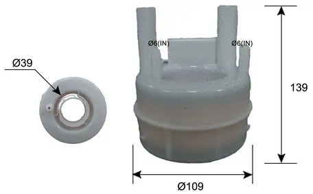 Filter, fuel feed unit