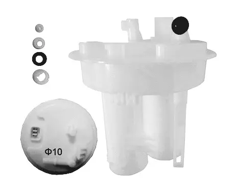 Filter, fuel feed unit