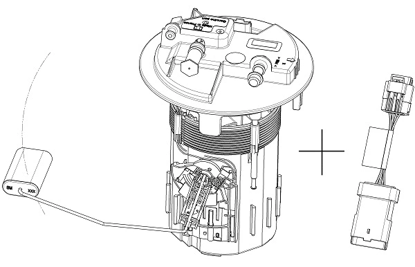 Sender Unit, fuel tank (AIS00153)