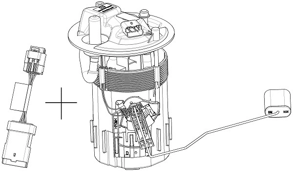 Sender Unit, fuel tank (AIS00180)