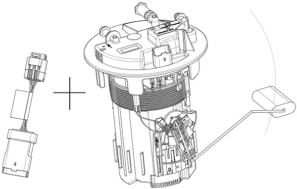 Sender Unit, fuel tank (AIS00131)