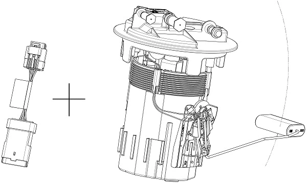Sender Unit, fuel tank (AIS00145)