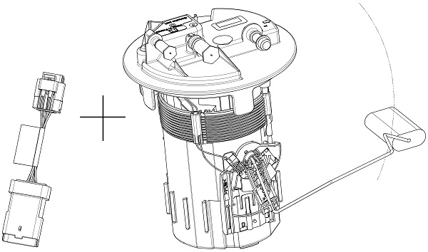 Sender Unit, fuel tank (AIS00142)