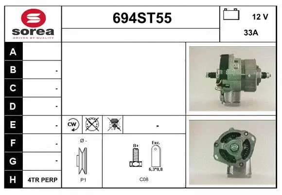 Alternator (694ST55)