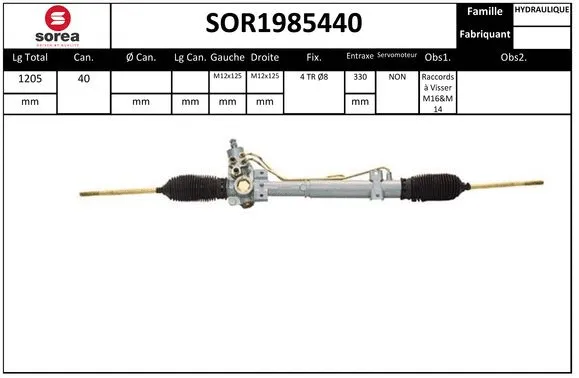 Steering Gear (SOR1985440)