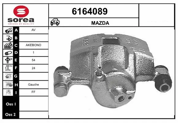 Brake Caliper (6164089)