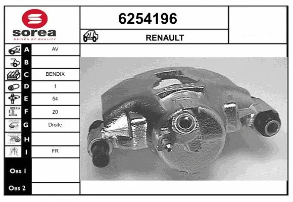 Brake Caliper (6254196)