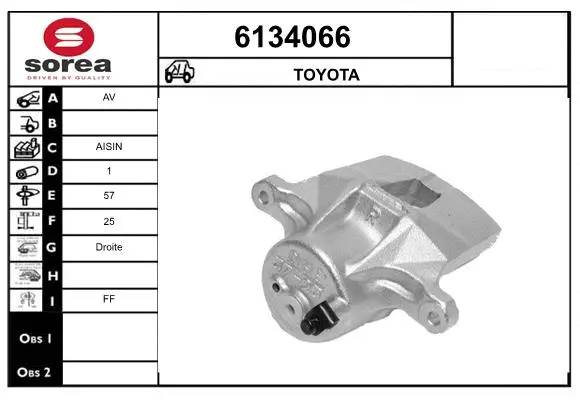 Brake Caliper (6134066)