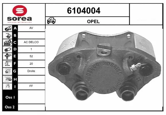 Brake Caliper (6104004)