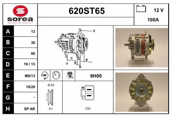Alternator (620ST65)