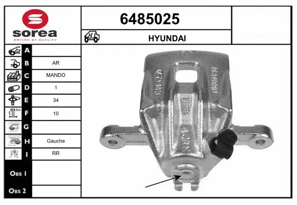 Brake Caliper (6485025)