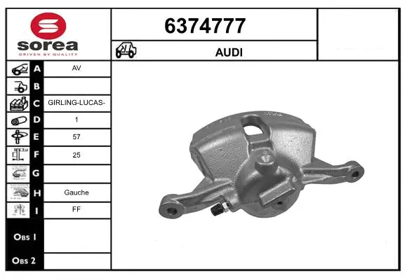 Brake Caliper (6374777)