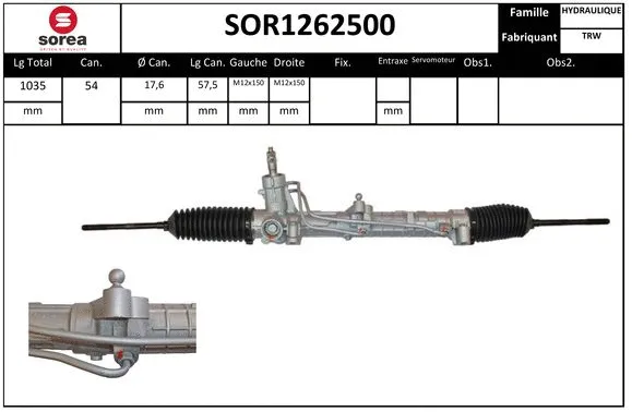 Steering Gear (SOR1262500)