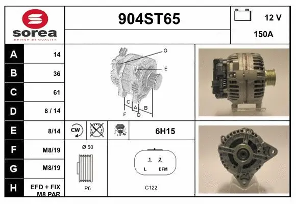 Alternator (904ST65)