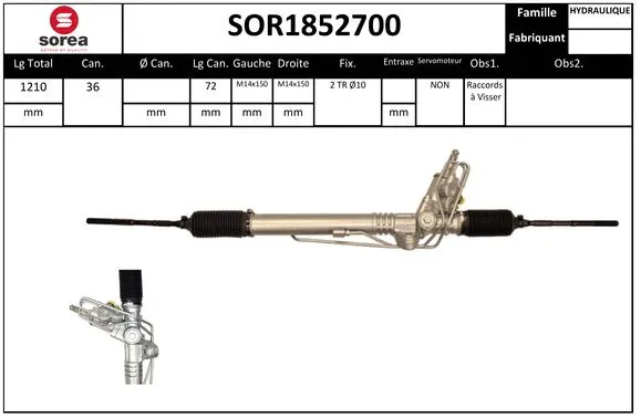 Steering Gear (SOR1852700)