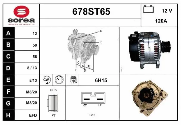 Alternator (678ST65)