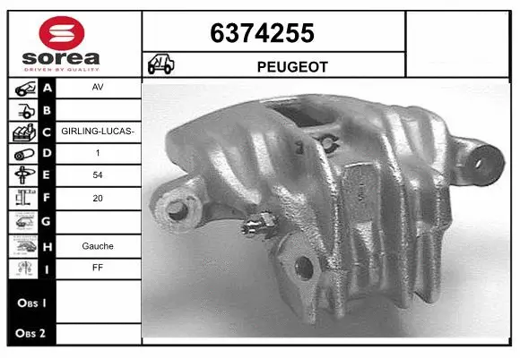 Brake Caliper (6374255)